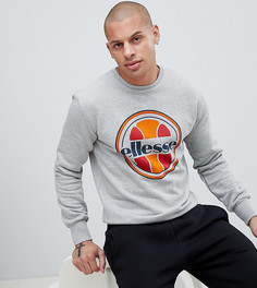 Серый свитшот с круглым вырезом ellesse Vitale - Серый