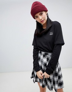 Черный лонгслив Monki - Черный