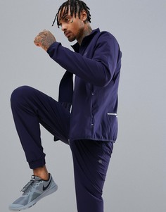 Спортивная куртка с логотипом Calvin Klein Performance - Темно-синий