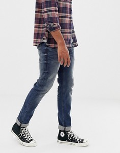 Темно-синие узкие джинсы Tom Tailor - Синий