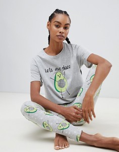Пижама с футболкой и леггинсами ASOS DESIGN - Мульти