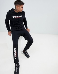 Спортивный костюм с худи и джоггерами скинни ASOS DESIGN - Черный