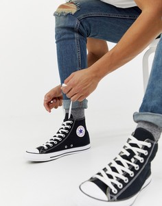 Черные высокие кеды Converse Chuck Taylor All Star M9160C - Черный