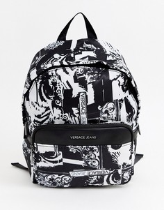 Рюкзак с принтом Versace Jeans - Синий