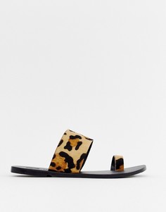 Кожаные сандалии ASOS DESIGN Faro - Мульти