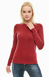 Джемпер из шерсти бордового цвета United Colors of Benetton