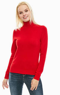 Водолазка из шерсти красного цвета United Colors of Benetton