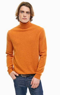 Оранжевая водолазка из шерсти United Colors of Benetton