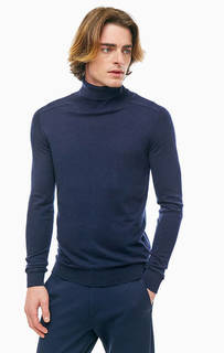 Тонкая водолазка синего цвета United Colors of Benetton