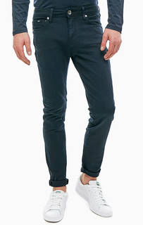 Синие джинсы с скинни с застежкой на молнию и болт Sax Gas