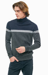 Хлопковая водолазка серого цвета Gas