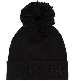 Шапка мелкой вязки с помпоном Calvin Klein Jeans