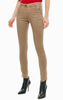 Зауженные хлопковые брюки с карманами Kocca