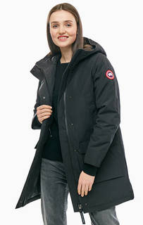 Черная парка с капюшоном Canmore Parka Canada Goose