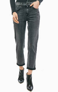 Серые укороченные джинсы бойфренд New Juice Gas