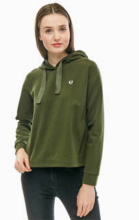 Хлопковая толстовка с капюшоном и карманом-кенгуру Fred Perry
