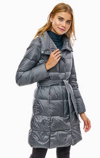 Удлиненный пуховик с высоким воротом Geox