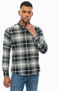 Хлопковая приталенная рубашка в клетку Barbour