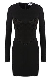 Приталенное платье с круглым вырезом Versus Versace
