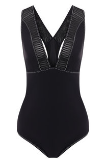 Слитный купальник с перфорированием Stella McCartney