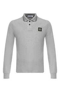 Хлопковое поло с длинными рукавами Stone Island