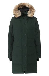 Пуховик Shelburne с меховой отделкой капюшона Canada Goose