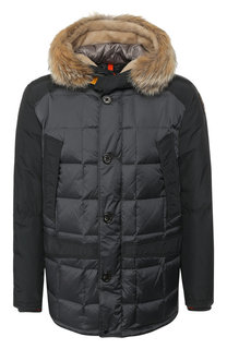 Пуховая куртка на молнии с капюшоном Parajumpers