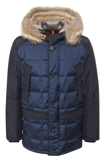 Пуховая куртка на молнии с капюшоном Parajumpers