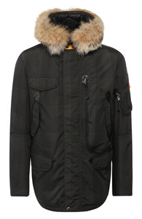 Пуховая куртка на молнии с капюшоном Parajumpers
