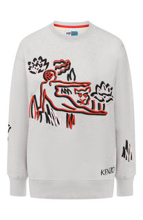 Пуловер из смеси хлопка и шерсти Kenzo