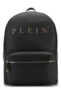 Кожаный рюкзак с внешним карманом на молнии Philipp Plein