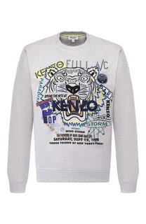 Хлопковый свитшот с вышивкой Kenzo