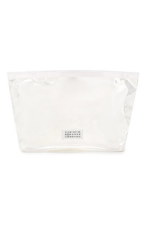 Прозрачный клатч с логотипом бренда Maison Margiela