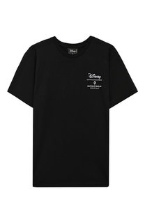 Хлопковая футболка с принтом на спине Marcelo Burlon Kids of Milan