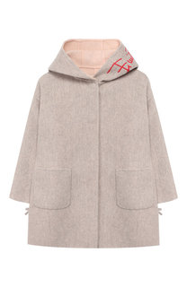 Шерстяное пальто с капюшоном Emilio Pucci
