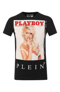 Хлопковая футболка с принтом Philipp Plein