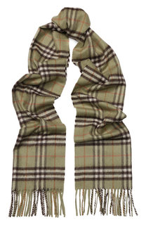 Кашемировый шарф в клетку Burberry