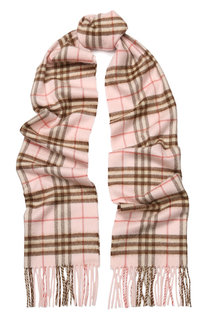 Кашемировый шарф в клетку Burberry