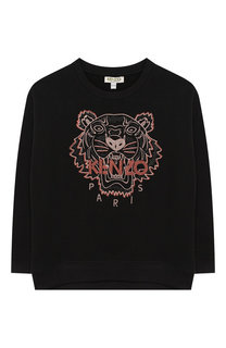 Хлопковый свитшот с вышивкой Kenzo