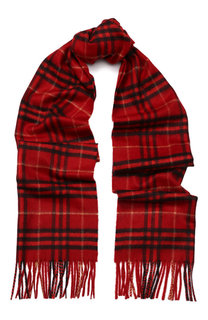 Кашемировый шарф в клетку Burberry
