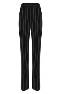 Шерстяные расклешенные брюки в полоску Tom Ford