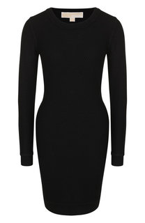 Шерстяное мини-платье с круглым вырезом MICHAEL Michael Kors