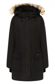 Пуховик Trillium с меховой отделкой капюшона Canada Goose