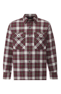 Хлопковая рубашка в клетку Burberry