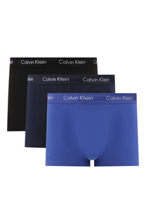 Комплект из трех хлопковых боксеров с широкой резинкой Calvin Klein Underwear
