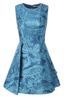 Приталенное мини-платье с круглым вырезом Alice + Olivia