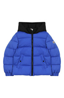 Куртка на молнии с капюшоном Moncler Enfant