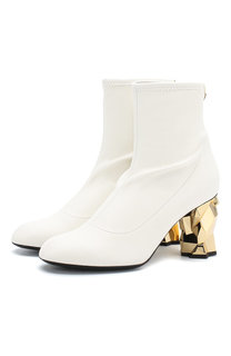 Ботильоны Ghiaccio на фигурном каблуке Giuseppe Zanotti Design