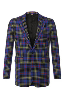 Однобортный пиджак из шерсти Burberry