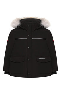 Пуховая парка Logan с меховой отделкой на капюшоне Canada Goose